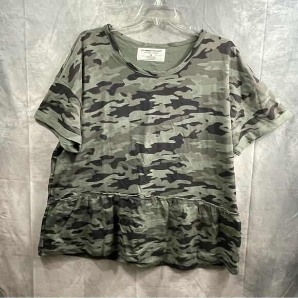 The Sweatshirt pullover siz 2X camouflage relaxed fit slight flared himline S/L - Picture 4 of 16